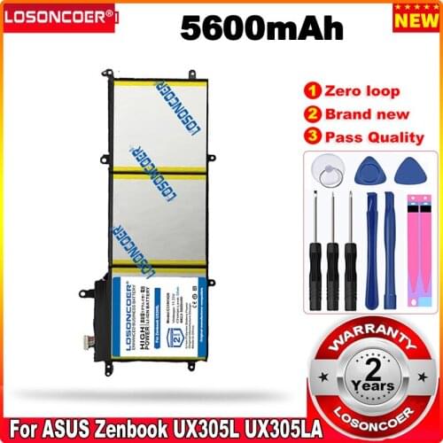 C31N1428 5600mAh Laptop Battery For ASUS Zenbook UX305L UX305LA UX305UA 3ICP5/91/91
