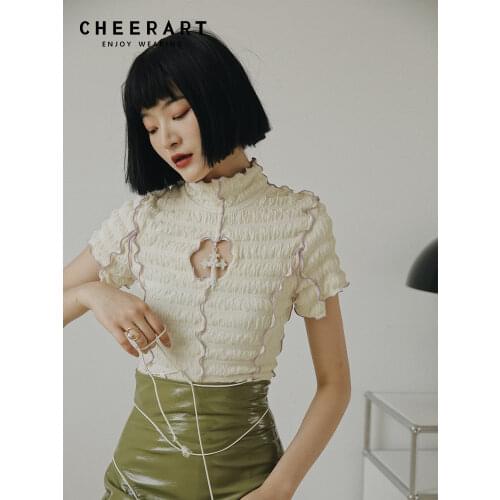 Блузки с коротким рукавом Cheerart China At AliExpress