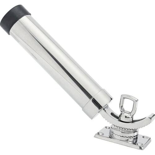 Boat Holder Deck Mount Adjustable Yacht Rod Pod Boat Accessories Marine Hot-316 Steel Rod Removable Marine Bracket Fishing