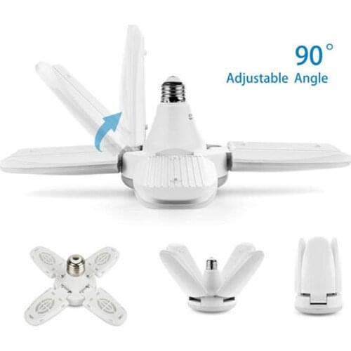 E27 Bulb 6500K LED Garage Ceiling Light White Warm Light 85-265V Indoor High Bay Light Workshop Super Bright Industrial Lighting