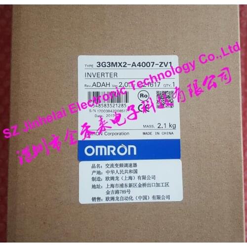 New and original OMRON INVERTERS 3G3MX2-A4007-ZV1 3-phase AC380-480V 0.75KW