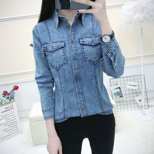 ISUREYOUNG Women's Blue Shirts