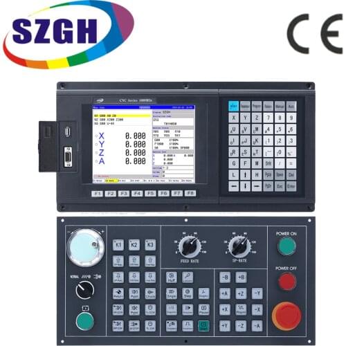 New panel 5 Axis CNC Controller for milling&router machine with ATC PLC motion control panel