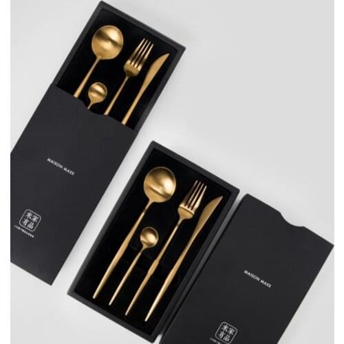 Youpin Original Set of Cutlery, Spoon, Fork, Knife, Teaspoon High-Quality Stainless Steel, One-Piece Molding