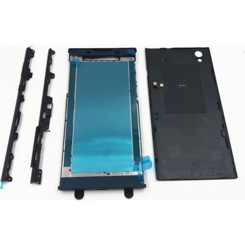 Full Housing Middle Front Frame Bezel Housing For Sony Xperia L1 G3311 G3312 G3313+ Side Rail Stripe with Side Buttons