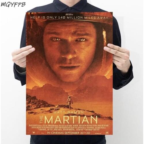 Movie The Martian Kraft Paper Poster Home Decoration Painting 50.5x35cm