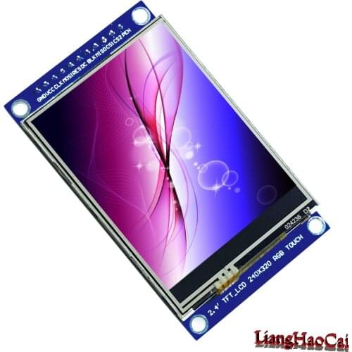 Wide View horizontal vertical 2.4 inch TFT LCD display 240xRGBX320 ILI9341 0.8 mm spacing Weld type FPC support STM32 code