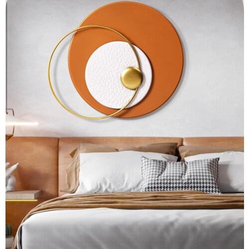 Nordic Wrought Iron Wall Hanging Crafts Home Livingroom Wall Mural Ornaments Porch Lobby KTV Wall Sticker Accessories Decoration