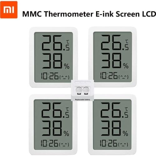 Youpin MMC Thermometer E-ink Screen LCD Large Digital display Thermometer Hygrometer Temperature Humidity Sensor