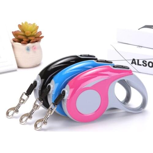 3M 5M Retractable Dog Leash Puppy Walking Running Leashes For Small Medium Dogs Cats Automatic Extendable Pet Leads Roulette
