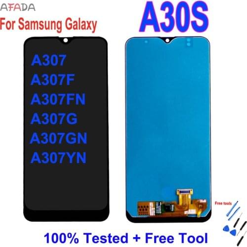 6.4'' LCD For Samsung A30S A307F A307FN A307G A307GN A307YN LCD Display Touch Screen Digitizer Assembly A30S LCD Replacement