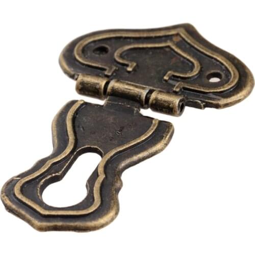 1Pc Box Hasp Lock Latch 63*47mm Wooden Cases Chests Latch With Screws Hardware Decor Accessories