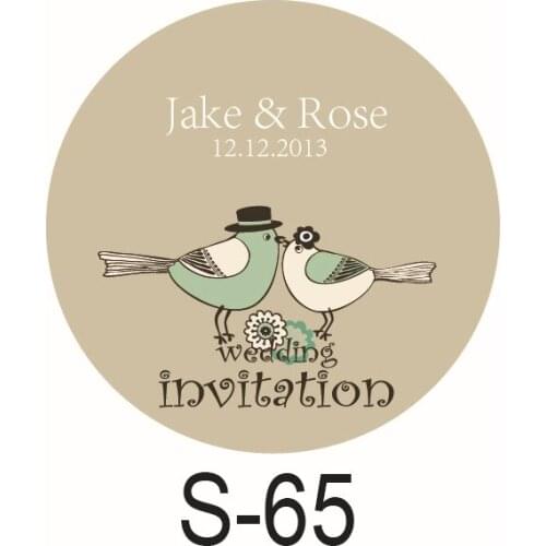 150pcs/lot personalized candy sticker favor sticker for wedding bride shower wedding party decoration small circle S65