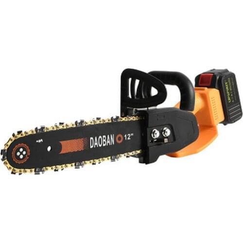 21V Electric Mini Chain Saws Pruning Chain Saw Cordless Garden Tree Logging Trimming Saw Handheld Outdoor Pruning Electric Saw