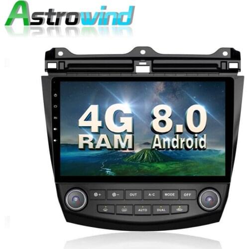 4G RAM Android 8.0 Car GPS Navigation System DVD Player Auto Radio Player Audio Video Stereo Media For Honda Accord 2003-2007