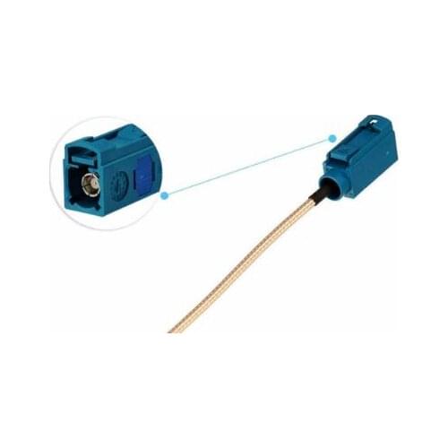 50Pcs 15CM Fakra Z Female to SMA Female RG316 Pigtail Cable for Wireless GPS GSM Antenna Car Radio Vehicle Antenna