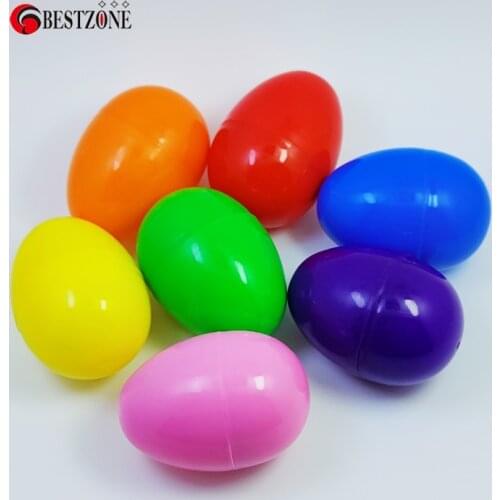 50pcs of Plastic Easter Egg Large Size Eggs shell for Children Toy in Holiday Decoration Free Shipping