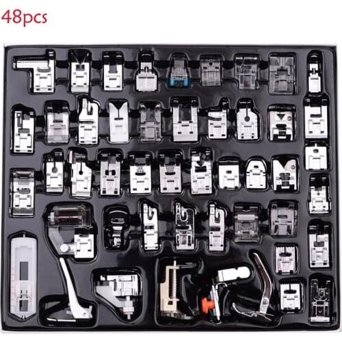 82/11pcs Sewing Machine Presser Foot Feet Kit Set With Box Brother Singer Janom Sewing Machines Foot Tools Accessory Sewing Tool