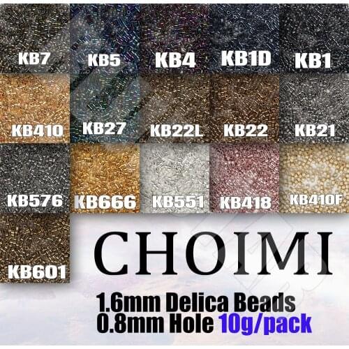 BLUESTAR 2020 CHOIMI Seed Beads Round Beads 16-Color Metal Plated Color Loose Beads DIY jewelry Handmade accessories 10g/pack