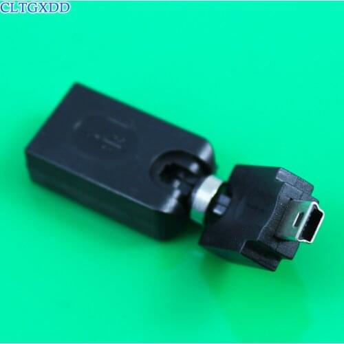 Cltgxdd New USB 2.0 Female To Mini USB Male 360 Degree Rotation Angle Extension cable Adapter
