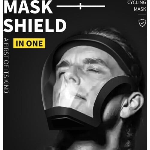 Unisex Colorful Eye Shield Visor Large Mirror cycling Sun Glasses Half Face Shield Guard Protector Face Mask Anti-spray Mask