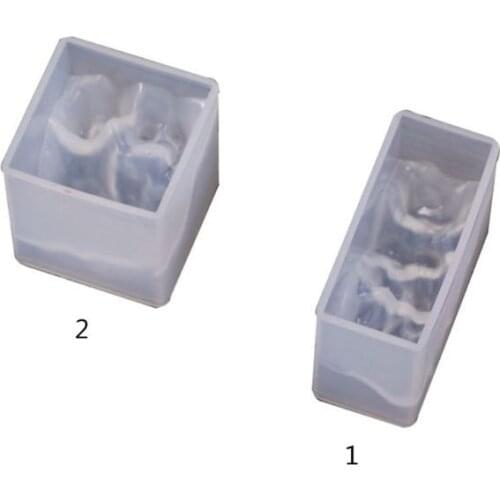 Double-sided Mountain Mold UV Crystal Epoxy DIY Handmade High Mirror Silicone Pendant Molds Jewelry Making Crafts Dried Flower