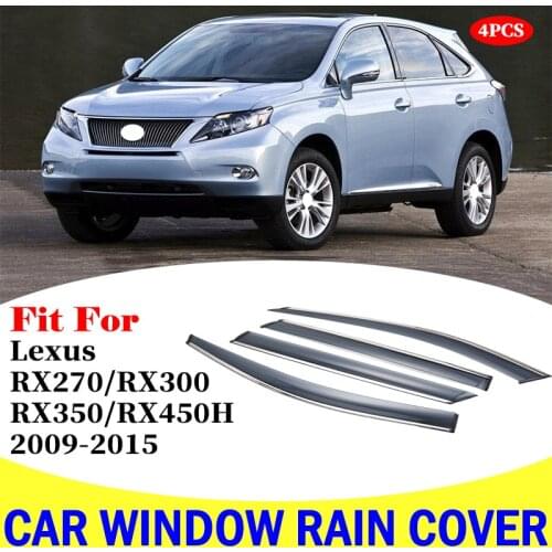 FOR Lexus RX270 RX350 RX300 RX450H window visor car rain shield deflectors awning trim cover exterior rain cover car accessories