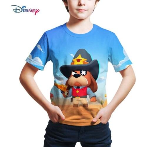 Boys girls 2021 Summer New Cartoon Anime Stars Game T Shirt 3D Print Children Short Sleeve Boy girl Kids Streetwear Top Tee