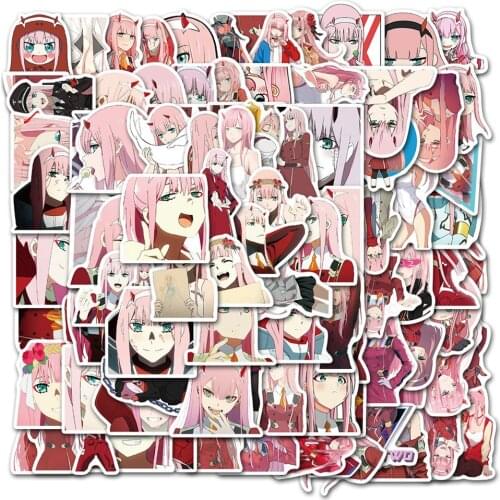 10/30/50PCS Cartoon Anime Cute Pretty Girl Character Graffiti Sticker Notebook Waterproof Guitar Decoration Toy Wholesale
