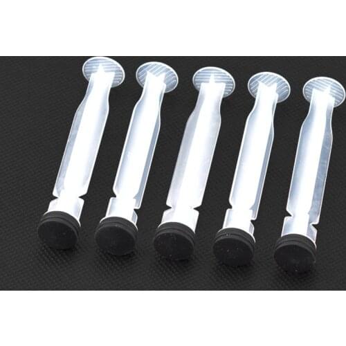 50pcs 10cc Dispensing Piston Tube Solder Flux Solder Paste Soldering Convenient Use UV Tube Mechanic Plastic Tube Piston