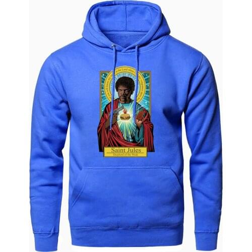 Pulp fiction Men hooded tracksuit jacket 2019 spring autumn trend pullover coat fleece handsome sweatshirt long-sleeved outwear