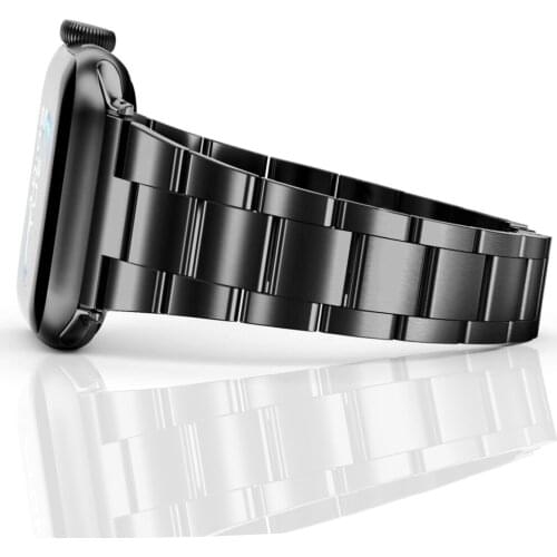 Ultra Thin bands for apple watch band 5 4 44mm 40mm narrow Stainless Steel strap for iwatch 3 band 42mm 38mm link bracelet belt