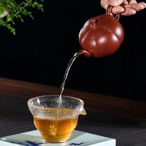 Master Handmade Pumpkin Yixing Teapot Mud Dahongpao Kung Fu Kettle Creative Teaware Send Gift Box