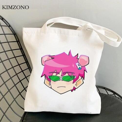 Saiki k shopping bag reusable grocery eco bolsa shopper tote bag sac cabas bolsas ecologicas bolsa compra sac toile