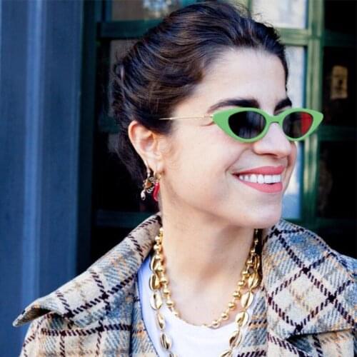 Cat Eye Sunglasses Oversize Women Metal Brand Designer Fashion eyewear Female ladies sun glasses sunglasses for women