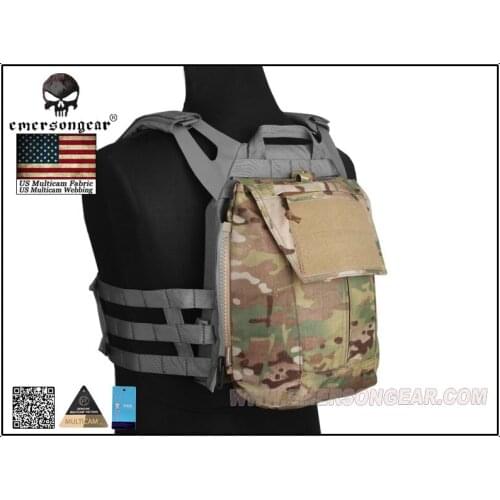 Emersongear Pouch Zip-ON Panel For AVS JPC2.0 CPC Airsoft Combat Vest Panel EM8348
