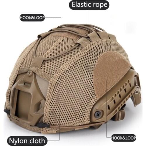 Tactical Airsoft Hunting Helmet Cover CS Wargame Sport Helmet Cover For Ops-Core FAST PJ Helmet