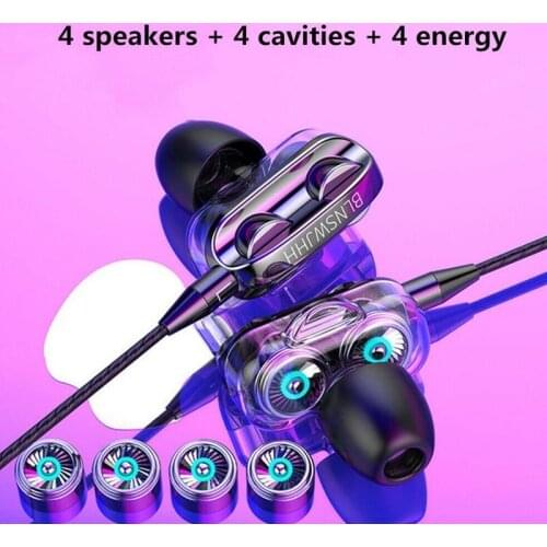 Headset Universal 3.5mm In-ear Stereo Earbuds Built-in Microphone High Quality Wired Earphones Headset Gaming Headphones