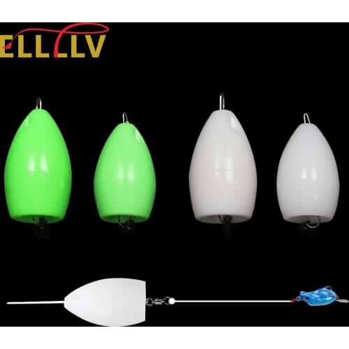 Elllv 3PCS Assisted Thrower Floating & Sinking Long Shot Device for Fishing Lure Texas Rig Sequins Counterweight Accessories