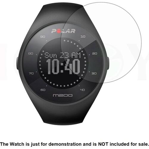 2* Clear LCD Screen Protector Guard Cover Soft Shield Film Skin for Polar M200 Sporting Smart Watch Accessories