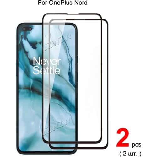 2pcs Glasses For OnePlus Nord Full Cover Tempered Glass Screen Protector Protective Glass Guard