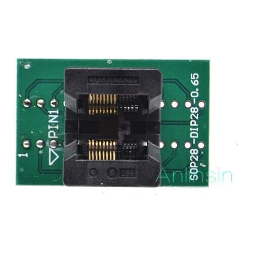 1PCS SSOP16 TSSOP16 TO DIP16 programmer adapter socket TSSOP TO DIP CONVERTER test chip IC FOR 0.65MM PITCH