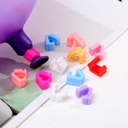 100Pcs / lot Color DIY Balloon Sealing Clip Balloon Clip Button Clips Wedding Birthday Christmas Party Decoration Accessories