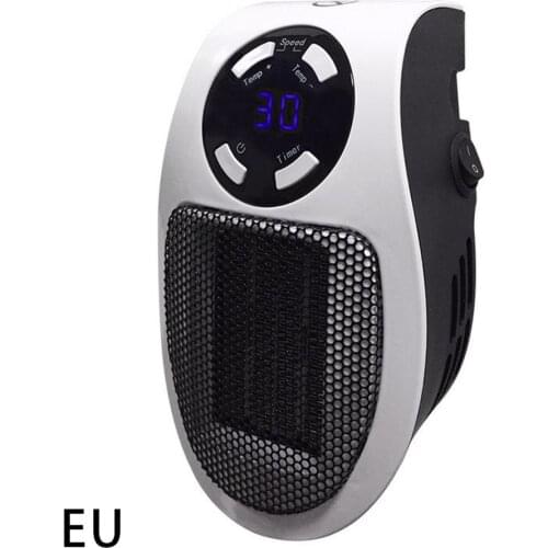 110-220V Wall-Outlet Mini Electric Air Heater Powerful Warm Blower Fast Heater Fan Stove Radiator Room Warmer