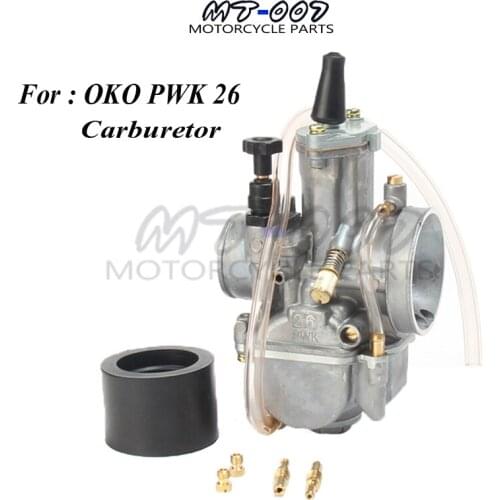 2 Stroke 4 Stroke Motorcycle Carburetor for OKO 26 motor Carburetor 26mm With Power Jet