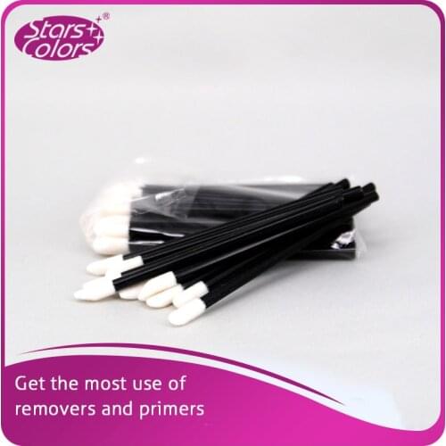 500 pieces/Lot Sponge Soft Lips Brushes Mini Disposable Cotton Brush Beauty Beauty Make Up Tools Length 80mm