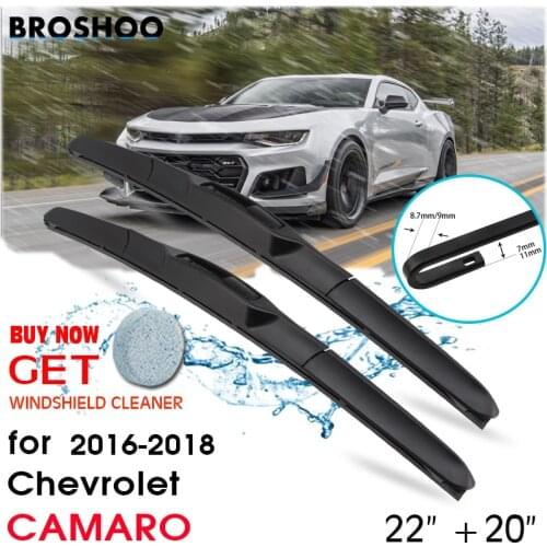 Car Wiper Blade Front Window Windscreen Windshield Wipers Blades Auto Accessories For Chevrolet CAMARO 22"+20" 2016-2018