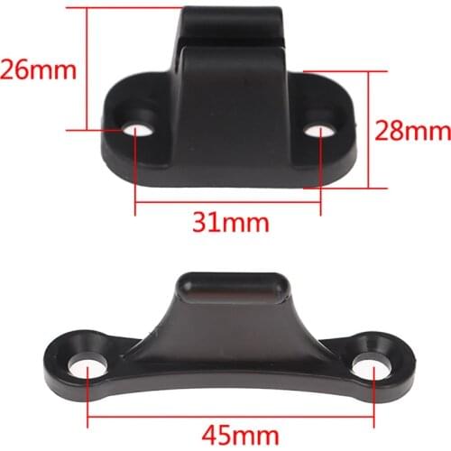 1set Caravan Door Retainer Stopper Resile Nylon Limiters Camping For Rv Push Catch Holder Camper Accessories Motorhome