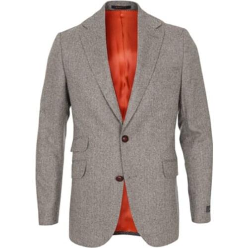 Custom Made To Measure Herringbone Tweed Jacket Men,Bespoke Casual Tweed Blazer, Bespoke Casual Fashion Jacket