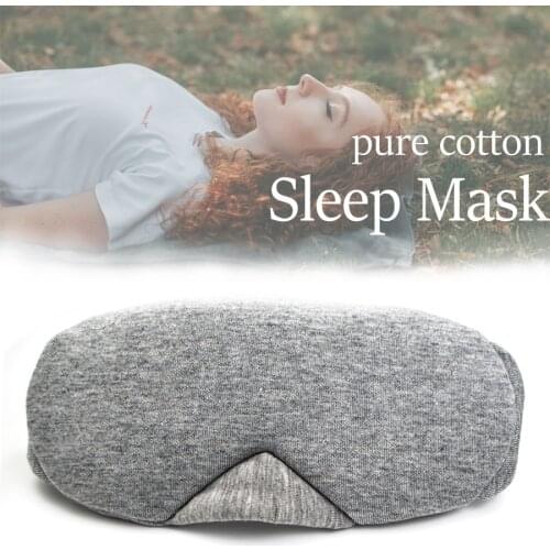 Pure Cotton Eye Shade Soft Eye Patches Big Sleeping Mask Comfort Face Mask Breathable Blind Pack Night Travel School Sleep Masks